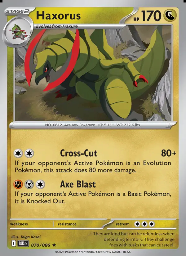 Image of the card Haxorus