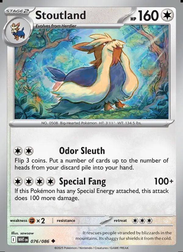 Image of the card Stoutland