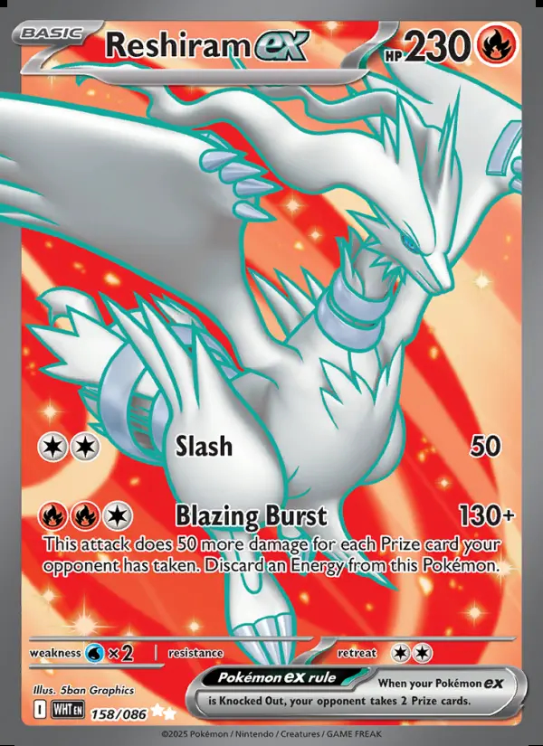 Image of the card Reshiram ex