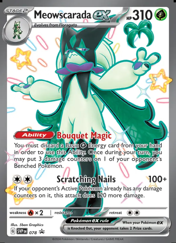 Image of the card Meowscarada ex