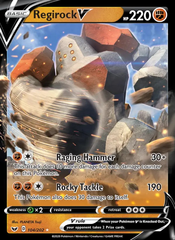 Image of the card Regirock V
