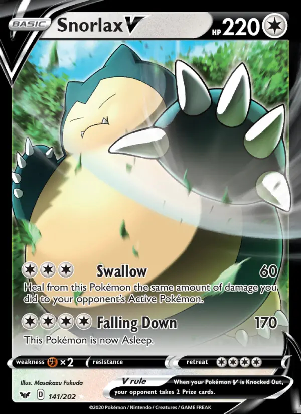 Image of the card Snorlax V
