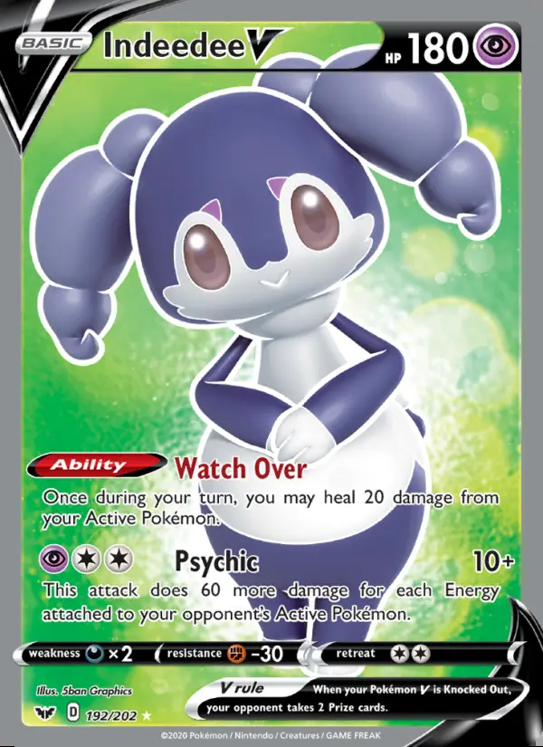 Image of the card Indeedee V
