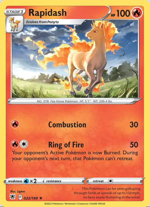 Image of the card Rapidash