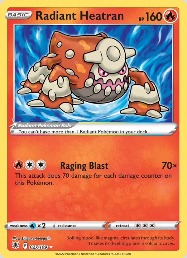 Image of the card Radiant Heatran