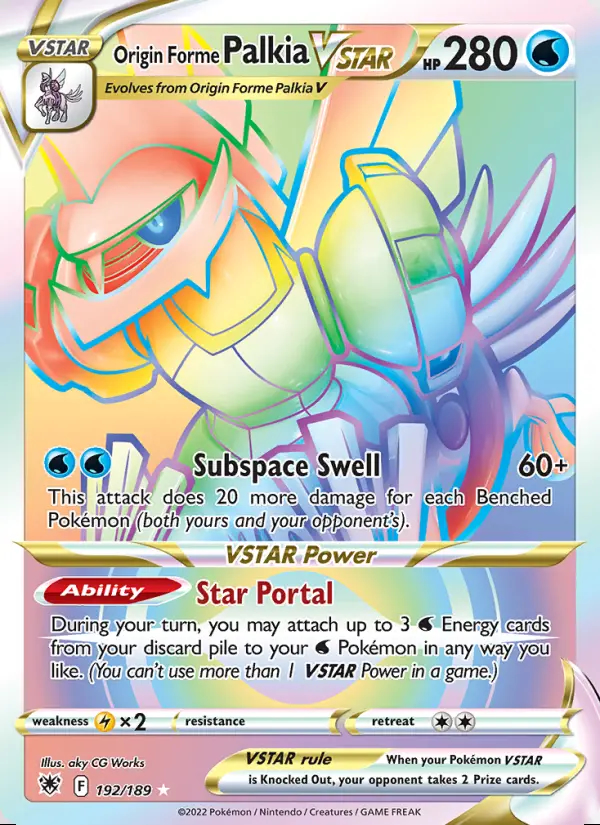 Image of the card Origin Forme Palkia VSTAR