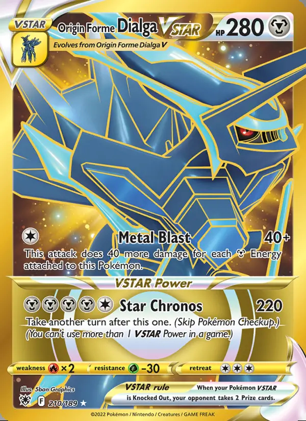 Image of the card Origin Forme Dialga VSTAR