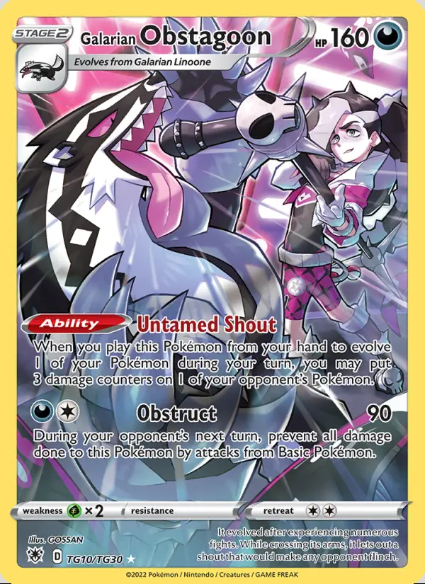 Image of the card Galarian Obstagoon