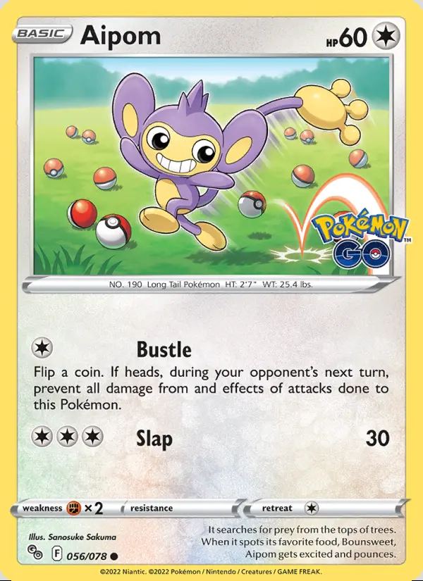 Image of the card Aipom