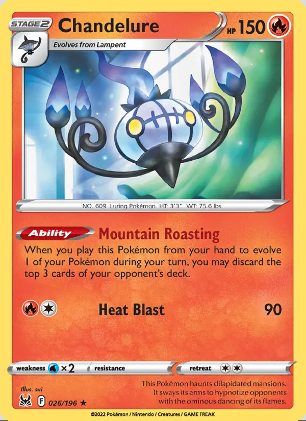 Image of the card Chandelure