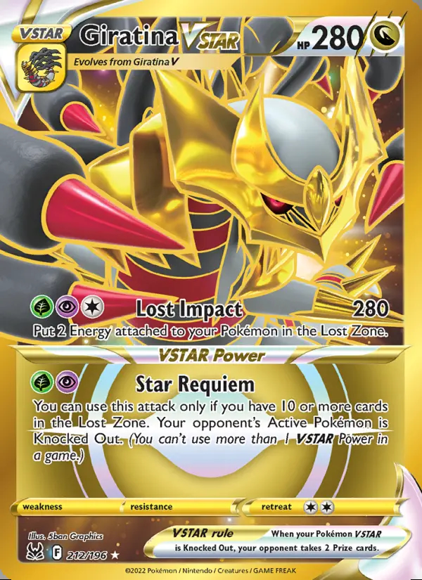 Image of the card Giratina VSTAR