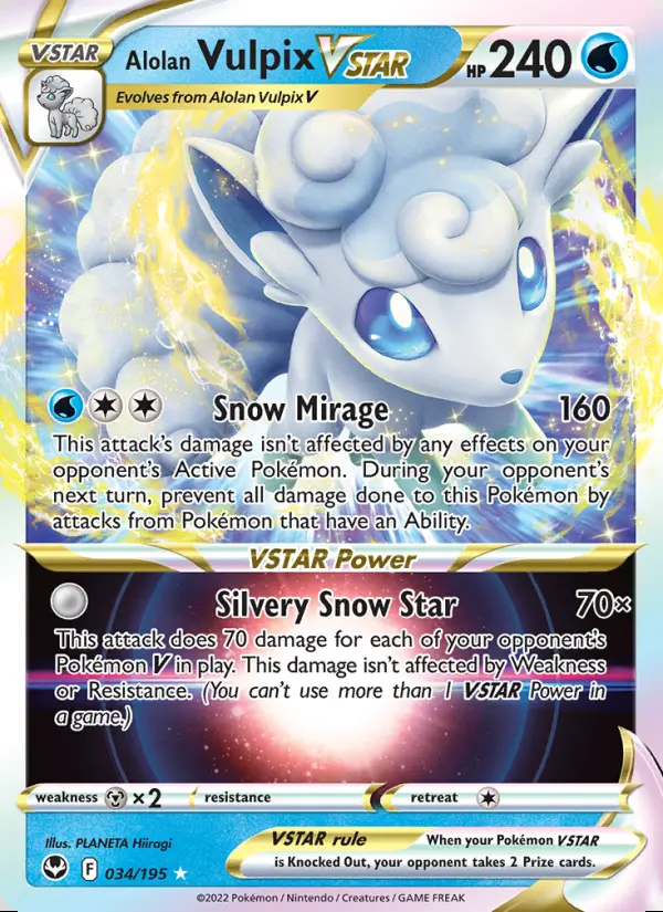Image of the card Alolan Vulpix VSTAR