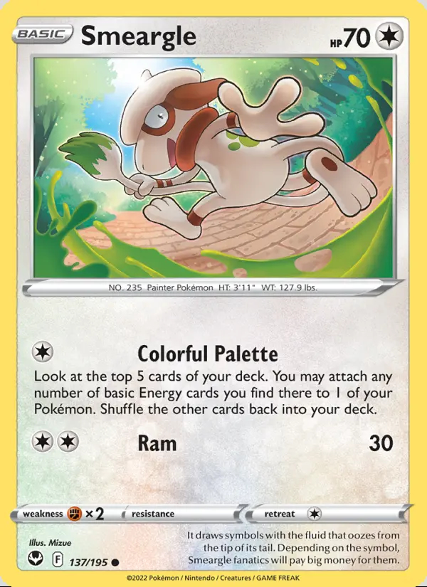 Image of the card Smeargle