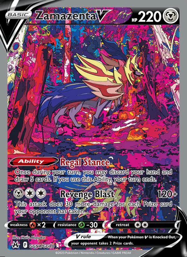 Image of the card Zamazenta V
