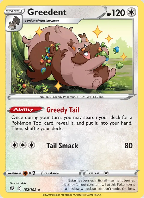 Image of the card Greedent