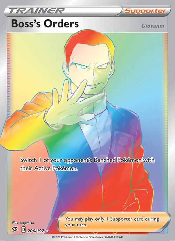 Image of the card Boss's Orders (Giovanni)