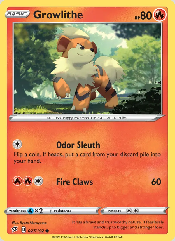 Image of the card Growlithe