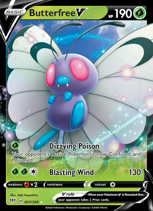 Image of the card Butterfree V
