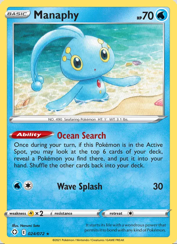 Image of the card Manaphy