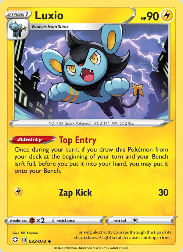 Image of the card Luxio