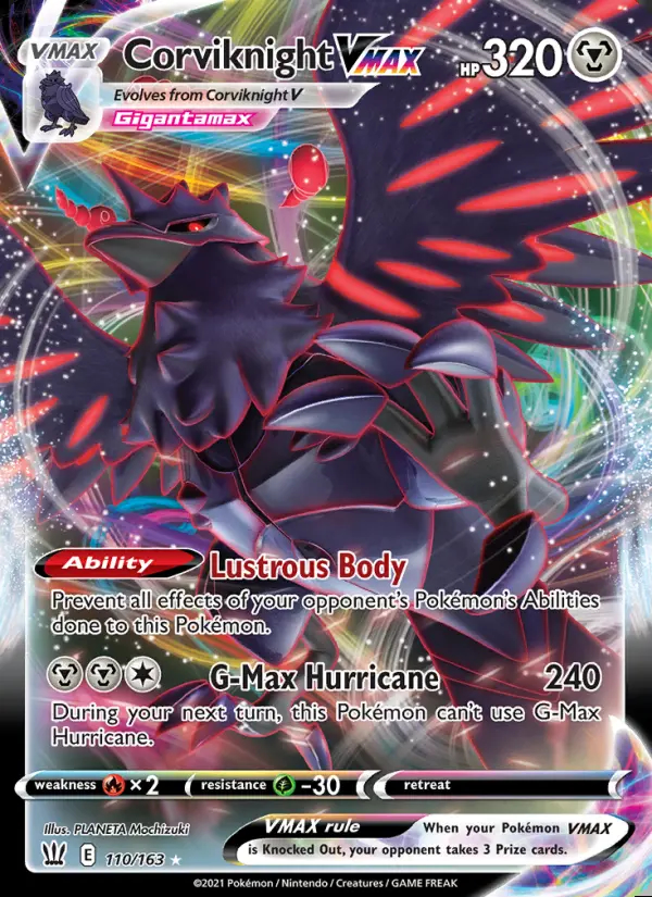 Image of the card Corviknight VMAX
