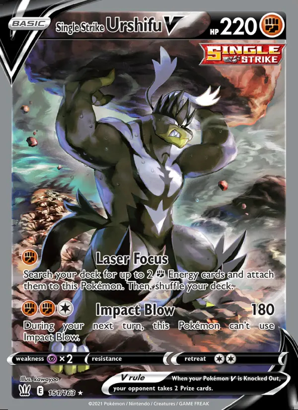 Image of the card Single Strike Urshifu V