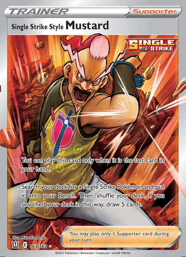 Image of the card Single Strike Style Mustard