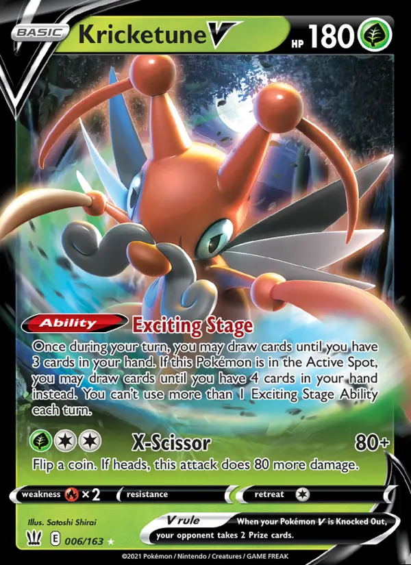 Image of the card Kricketune V