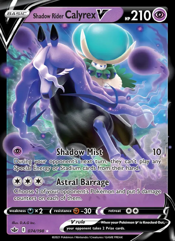 Image of the card Shadow Rider Calyrex V