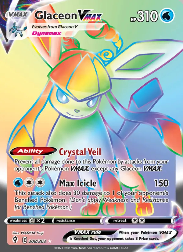 Image of the card Glaceon VMAX