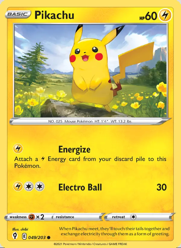 Image of the card Pikachu