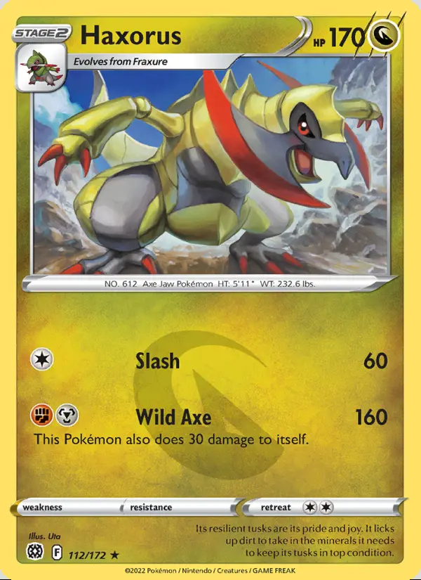 Image of the card Haxorus