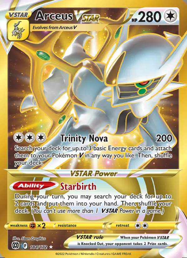 Image of the card Arceus VSTAR