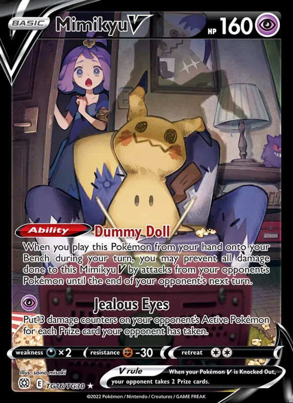 Image of the card Mimikyu V