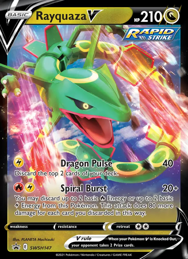 Image of the card Rayquaza V