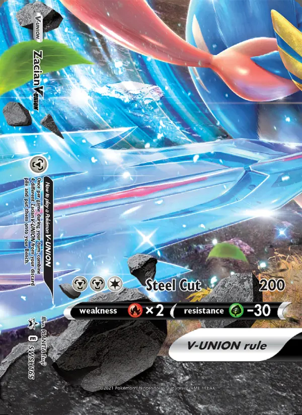 Image of the card Zacian V-UNION