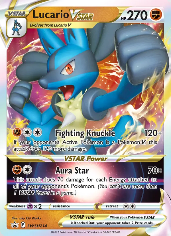 Image of the card Lucario VSTAR