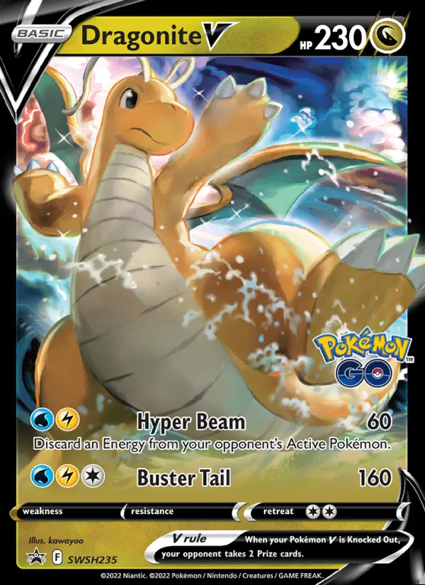 Image of the card Dragonite V