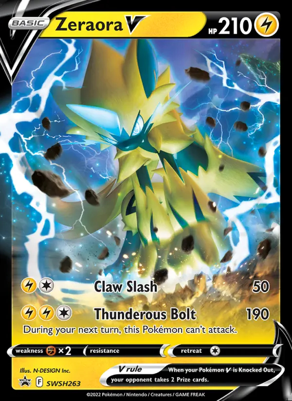 Image of the card Zeraora V