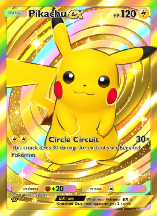 Image of the card Pikachu ex