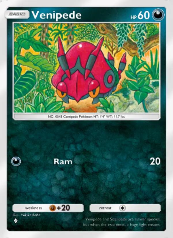 Image of the card Venipede