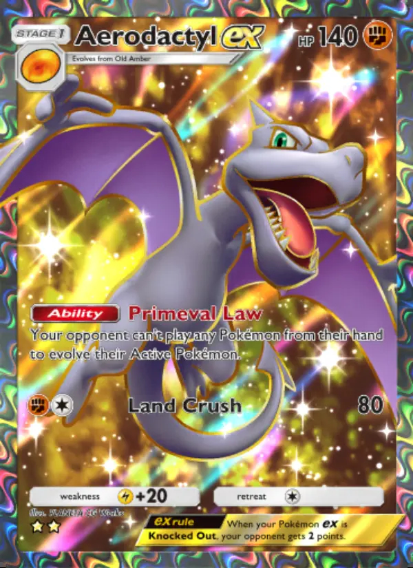 Image of the card Aerodactyl ex