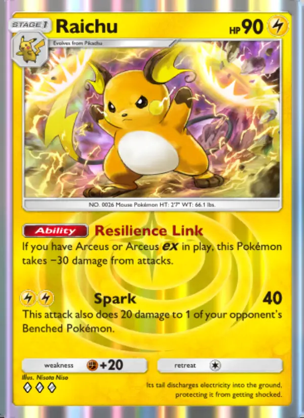 Image of the card Raichu