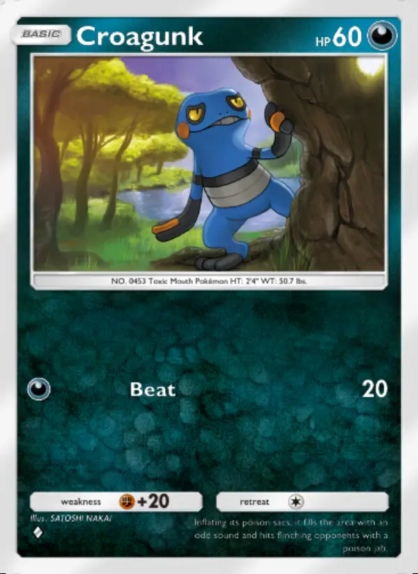 Image of the card Croagunk