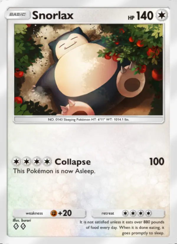 Image of the card Snorlax