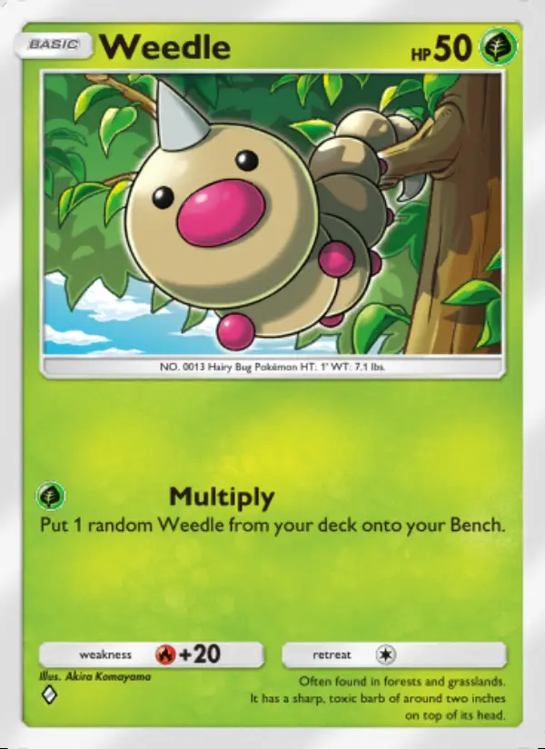 Image of the card Weedle