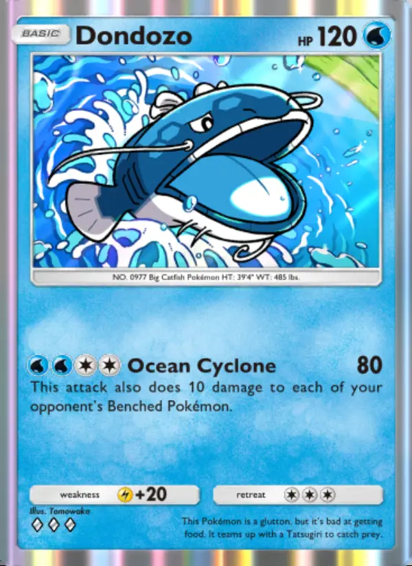 Image of the card Dondozo