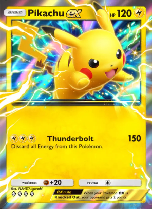 Image of the card Pikachu ex