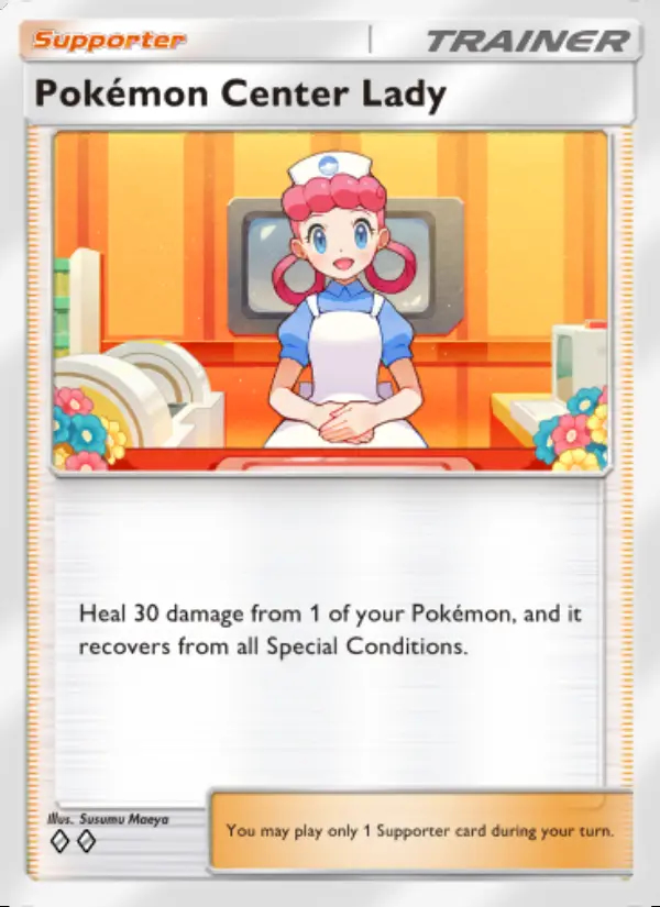 Image of the card Pokémon Center Lady