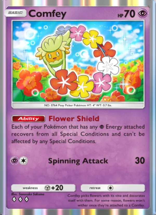 Image of the card Comfey